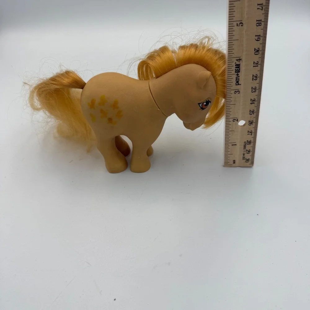 Vintage 1982 Hasbro My Little Pony G1 Butterscotch Yellow Butterfly Cutie Mark